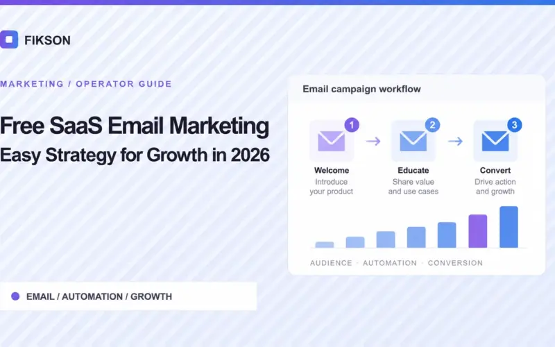 SaaS email marketing workflow from welcome emails to education and conversion